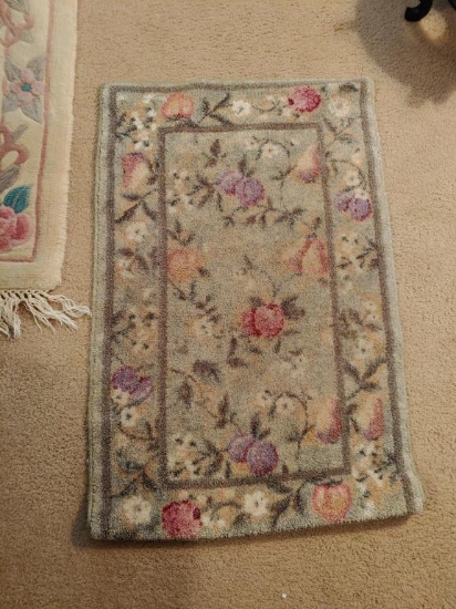 Five throw rugs