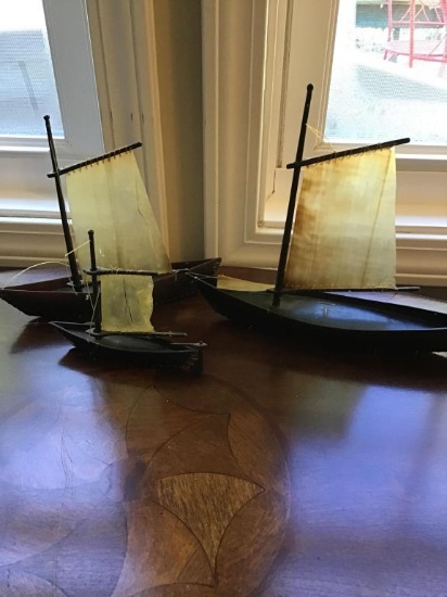 Vintage boats 8 inches and smaller