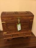 Large jewelry chest.  Lovely piece with top tray