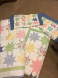 2 twin sized quilts with sham