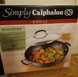 Simply Calphalon nonstick 12inch pan and cover.