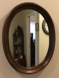 27 inch oval wall mirror