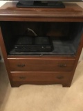Chest refashioned for tv stand