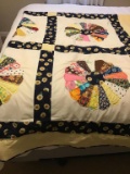 Handmade quilt.  74 x 94 inches