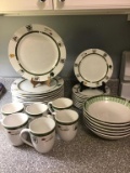 Royal Norfolk dinnerware.  6 mugs, 12 plates, 12