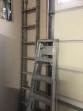 2 aluminum ladders