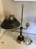 Heavy brass and black lamp