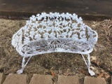 Cast Iron Settee And Chair