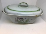 Buchan Thistle Covered Casserole With Lid.