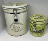 Lot Canisters, Lidded Containers