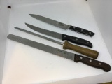 Kitchen Knives. Forschner, Schrade, Sharpener,