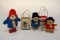 Three Small Traditional Paddington Bear One by Gabrielle Designs Two others