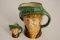 Two Royal Doulton Miniature Character Jugs arriet