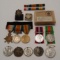 Collection of Medals Including The Defense Medal War Medal 19141915 Star Th