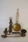 Collection of 19th C  20th C Copper  Brass including Four Horse Brass on Le