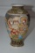 19th C Japanese Satsuma Vase Decorated in Moriage Enamels and Gilt Depictin