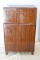 Vintage Lacquered Mahogany Electrified Drinks Cabinet H 110cm x W 70cm D 37