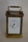 20th Henley Century Carriage Clock No4702 White Enameled Dials with Roman N