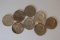 Eight Half Dollar Coins 1964 Two 1967Two 1968 1973 17761976 Two 8 in all