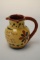 Torquay Pottery Motto Ware Puzzle Jug H 15cm approx