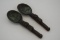 Pair Bronze Tribal Spoons Length 10cm