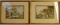 George WILLIAMS Signed 19th C Pair of Cottage Garden Scenes with Summer Flo