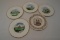 Five Wedgewood Wall Plates  Castles and Country Houses together with The Ma