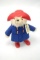 Large Traditional Paddington Bear by Gabrielle Designs Blue Coat  Red Hat H