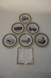 The Canterbury Collection Six Cabinet Plates by Jerrold Swan of Falmouth 41