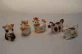 Collection of Cow Creamers including Lefton Staffordshire etc5 in all