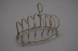 Silver Hallmarked Toast Rack London 1925 For Six Pieces of Toast