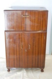 Vintage Lacquered Mahogany Electrified Drinks Cabinet H 110cm x W 70cm D 37