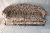 A Recent Suite comprising a Three Seater Sofa Two Armchairs Tub Chair Foots