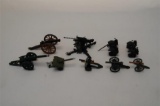 A Collection of Model Field Guns Various Dates  Makes 9
