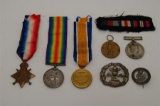A Collection of First World War Medals Including The Great War British Camp