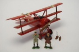 W Britain Boxed Special Collectors Edition World War I Fokker DR 1 with Man