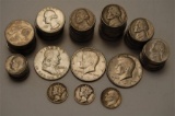 American Silver Half Dollar 1962  1964 together with other US Coins