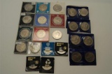 A Collection of 22 Crowns 1965  1998 including 1967 Gibraltar Crown 1972 Si