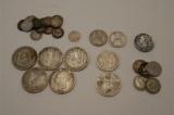 A Collection of UK Silver Coins Including 18371897 Queen Victoria 60 Year J