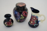 Moorcroft Lidded Patterned Ginger Jar 3494 18cm High Small Vase af to lip a