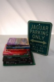 Collection of Mainly Jaguar Car Books  Metal Sign