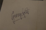 George Best 19462005 a Signature dated 1983 signed at Penryn Falmouth Town