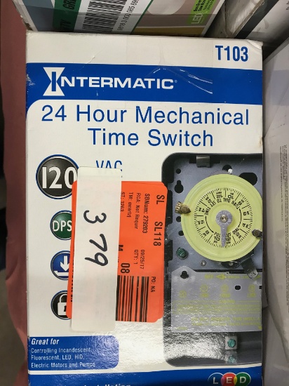 Intermatic 24hr Mechanical Time Switch