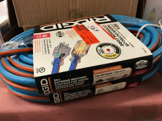 Ridgid 50t In/outdoor Extension Cord