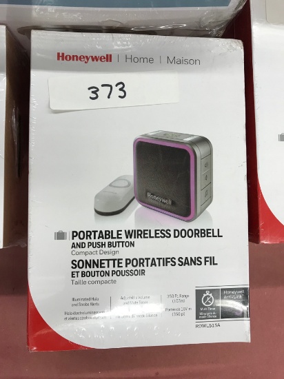 Honeywell Portable Wireless Doorbell And Button