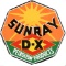 Sunray DX Petroleum Products Porcelain Sign