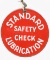 Standard Oil Safety Lubrication Porcelain Sign