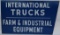 International Trucks & Farm Porcelain Sign