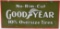 Goodyear No-Rim-Cut Tires Porcelain Sign