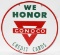 We Honor Conoco Credit Cards Porcelain Sign